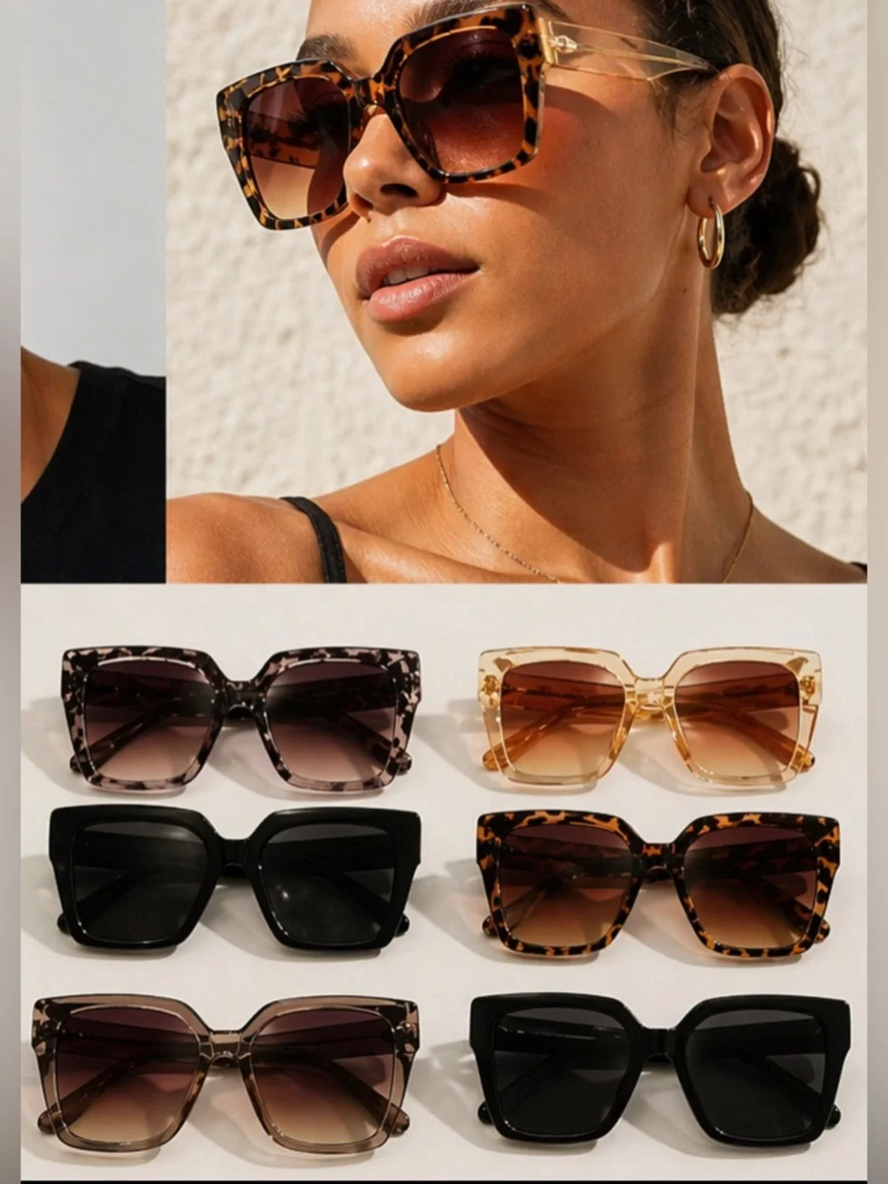 Sunglasses Lot of 6 Women’s Fashion Sunglasses Set - Mixed Colors